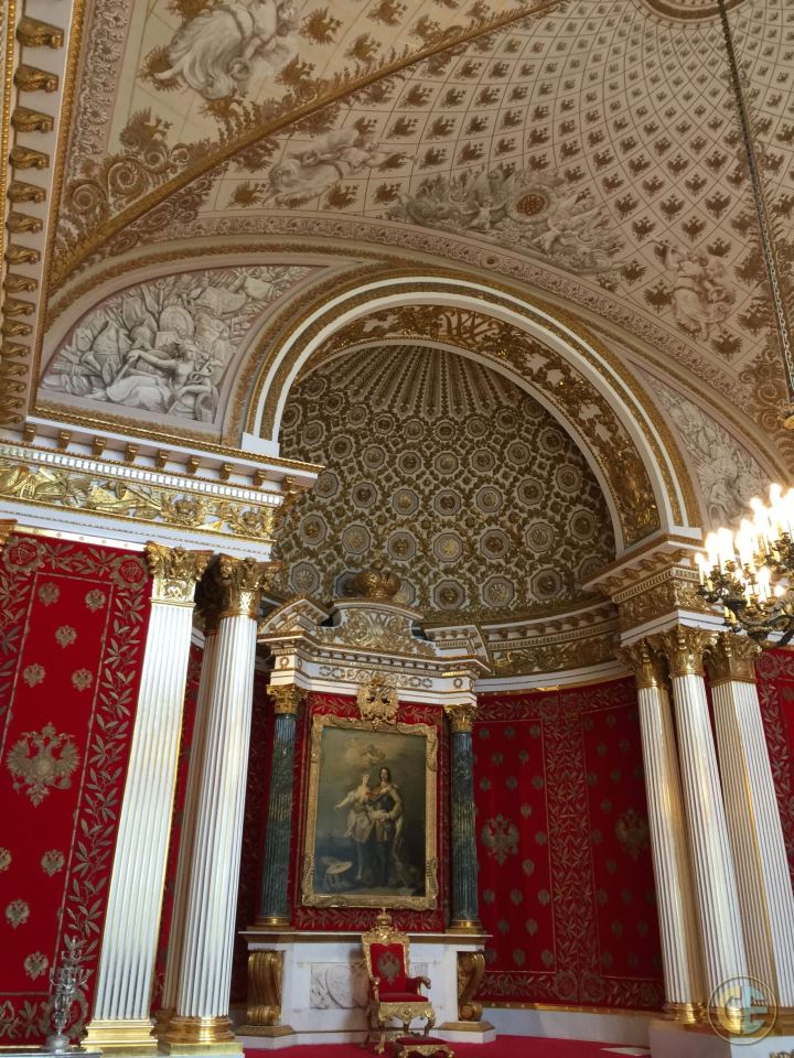 Red Room Inside The Hermitage Museum